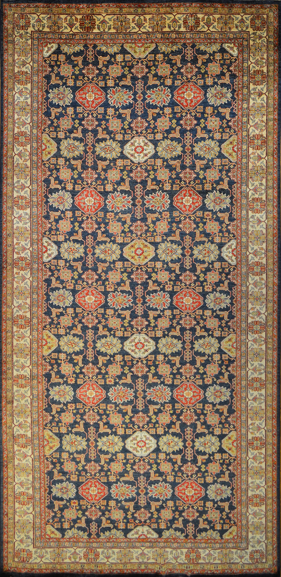 Caucasian Kuba Seichur Carpet | 18'6" x 9'10" | Home Decor | Hand-knotted Wool Area Rug