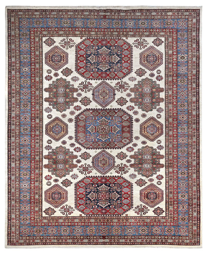 Kazakh Carpet | 13' x 10'1" | Home Decor | Hand-knotted Wool Area Rug