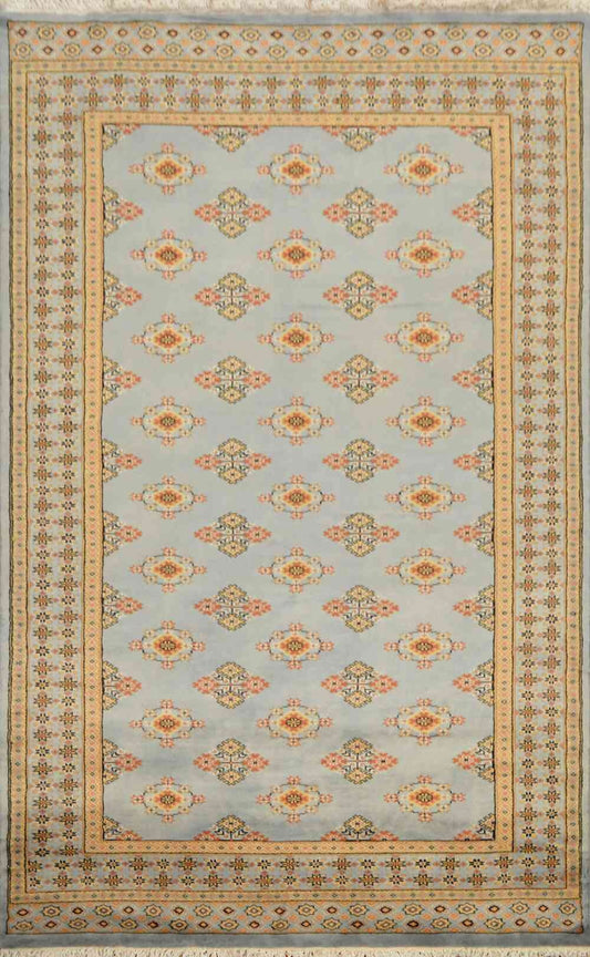 Bokhara Yomud Carpet | 8'2" x 5' | Home Decor | Wool Area Rug