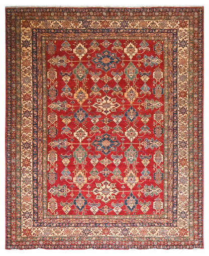 Kazakh Carpet | 10'3" x 8'2" | Home Decor | Hand-knotted Wool Area Rug