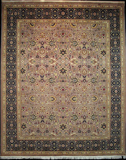 Hispahan Lotus Carpet | 10'3" x 8'1" | Home Decor | Hand-knotted Wool Area Rug