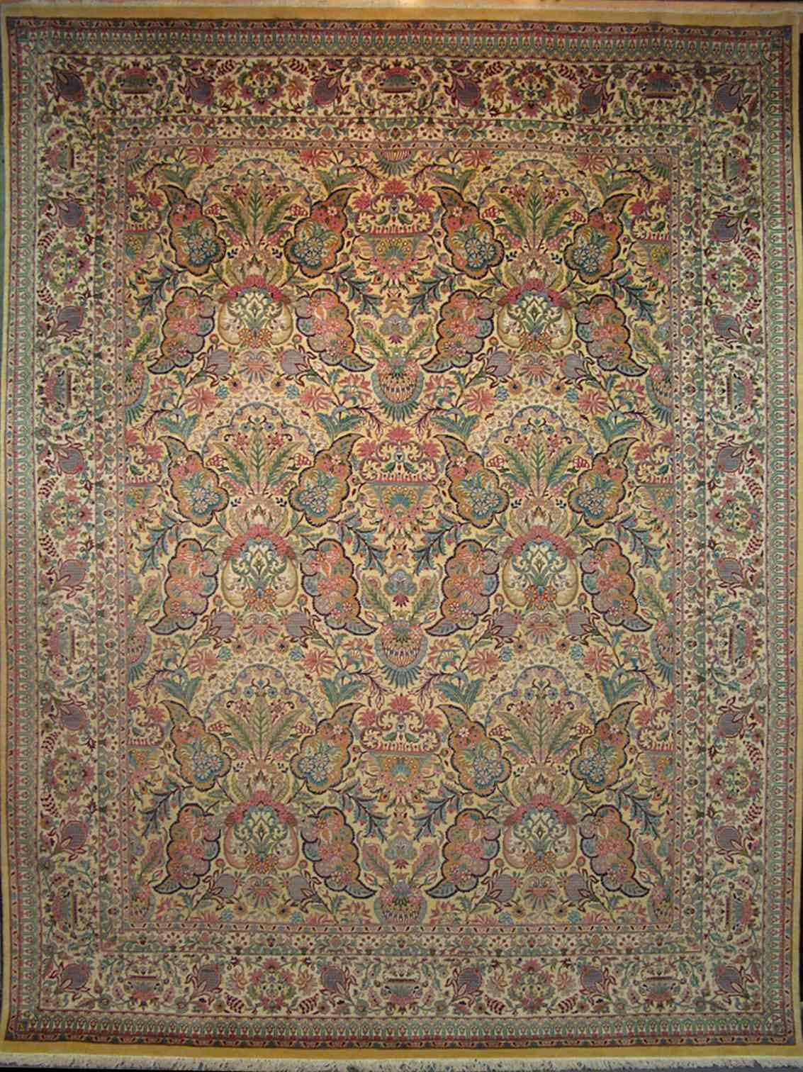 Arts and Crafts by William Morris Carpet | 10'8" x 8' | Home Decor | Hand-knotted Wool Area Rug