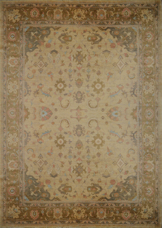 Herat Gardens Carpet | 13'8" x 10'1" | Home Decor | Hand-knotted Wool Area Rug