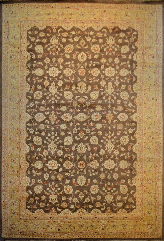 Shah Abbas Lotus Carpet | 17'6" x 12'1" | Home Decor | Hand-knotted Wool Area Rug