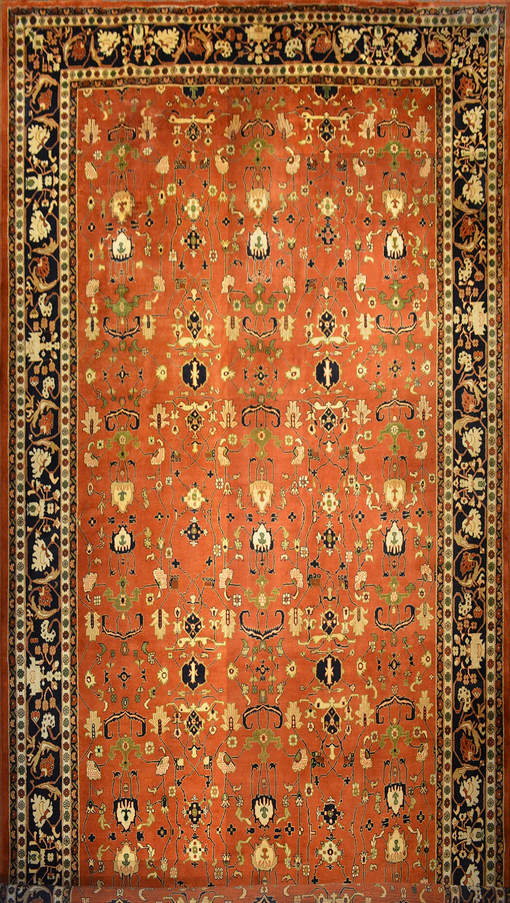 Charikari Afghan Carpet | 24'5" x 13'8" | Home Decor | Hand-knotted Wool Area Rug