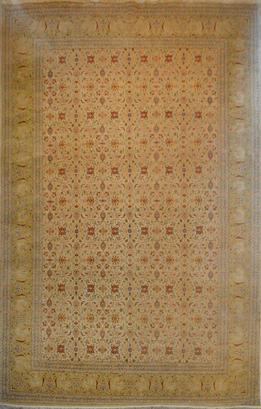 Hispahan Silk Carpet | 17'7" x 11'2" | Home Decor | Silk & Wool Area Rug