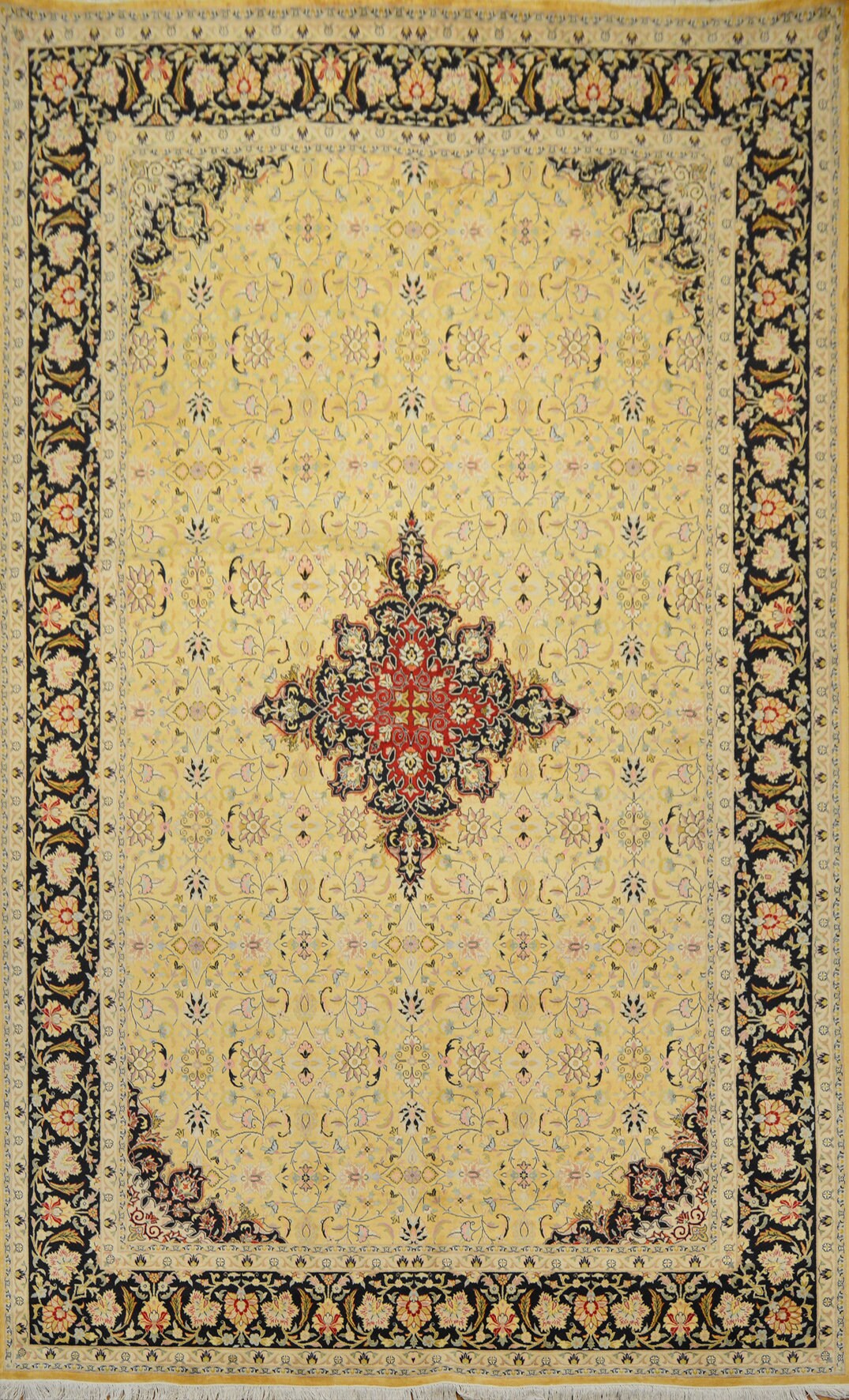 Ghoum Silk Carpet | 15' x 9' | Home Decor | Silk & Wool Area Rug