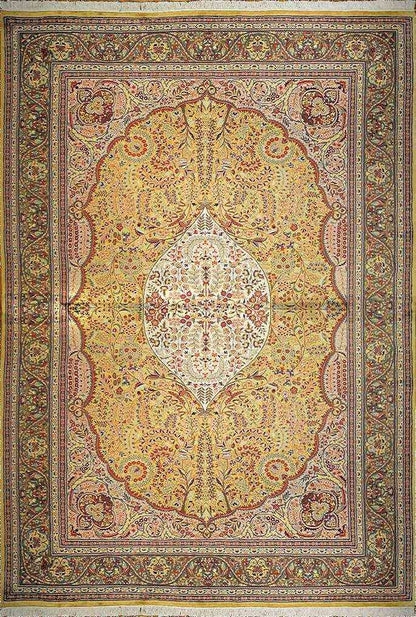 Semnan - Tree of Life Carpet | 18'6" x 12'6" | Home Decor | Hand-knotted Wool Area Rug