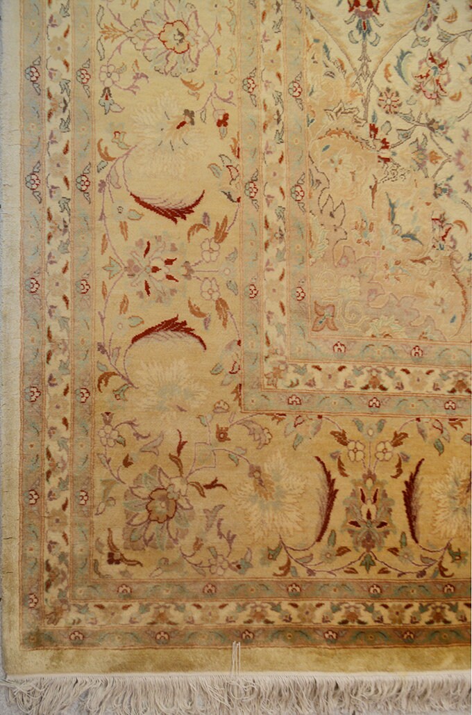 Tauris (Fine) Silk Carpet | 17'5" x 10'11" | Home Decor | Silk & Wool Area Rug