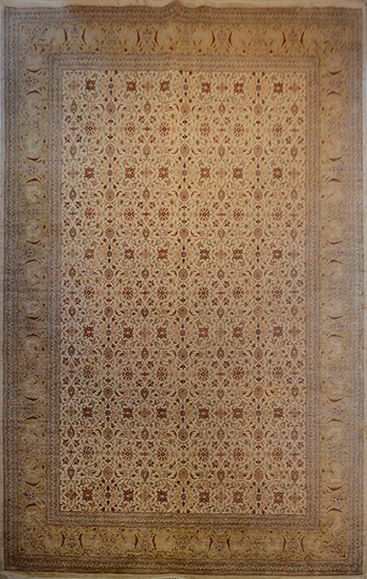 Hispahan Silk Carpet | 17'9" x 11'3" | Home Decor | Silk & Wool Area Rug