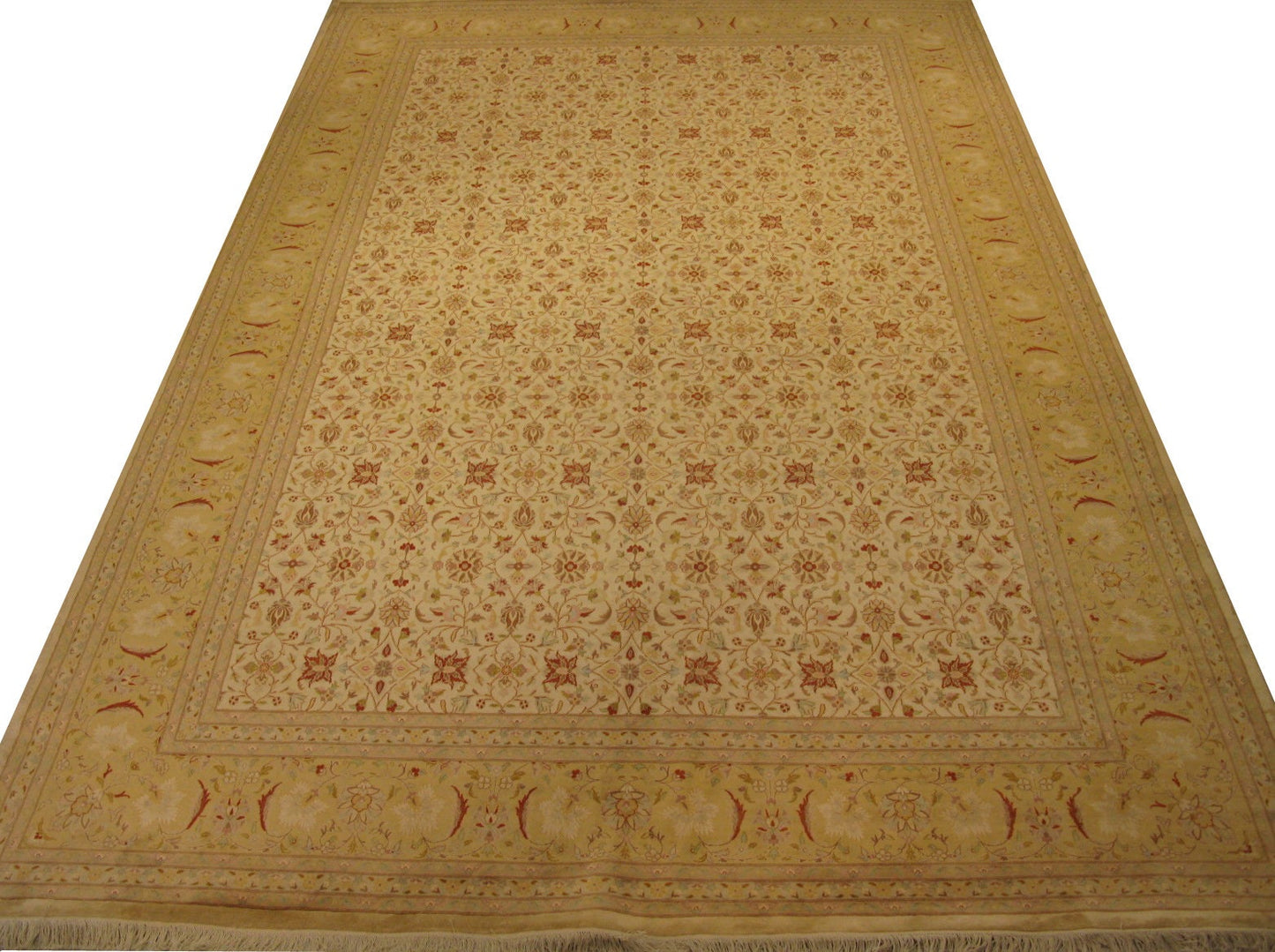 Hispahan Silk Carpet | 17'9" x 11'3" | Home Decor | Silk & Wool Area Rug