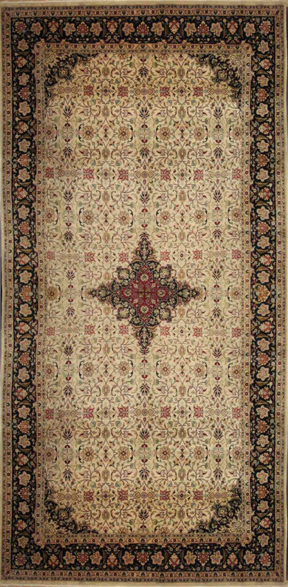 Ghoum Silk Carpet | 18'3" x 9' | Home Decor | Silk & Wool Area Rug