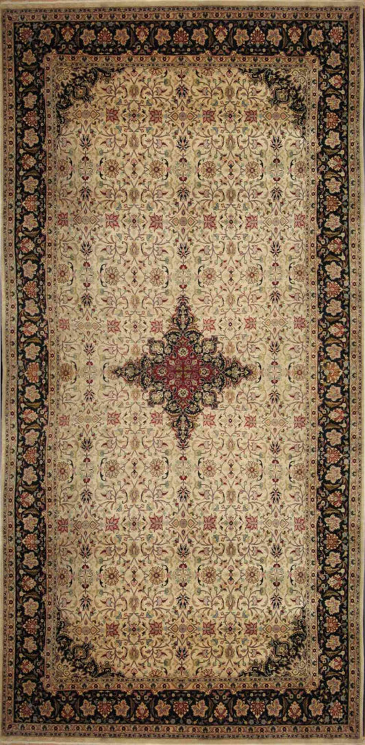 Ghoum Silk Carpet | 18'3" x 9' | Home Decor | Silk & Wool Area Rug