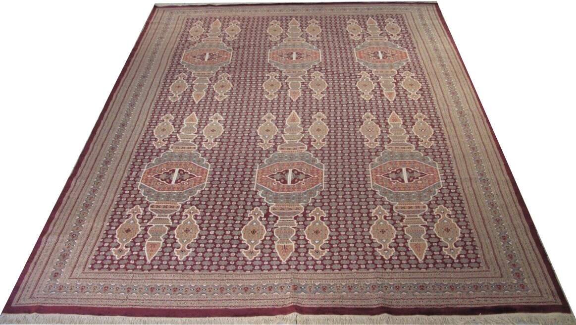 Bokhara Shalimar Carpet | 14'3" x 10'6" | Home Decor | Hand-knotted Wool Area Rug