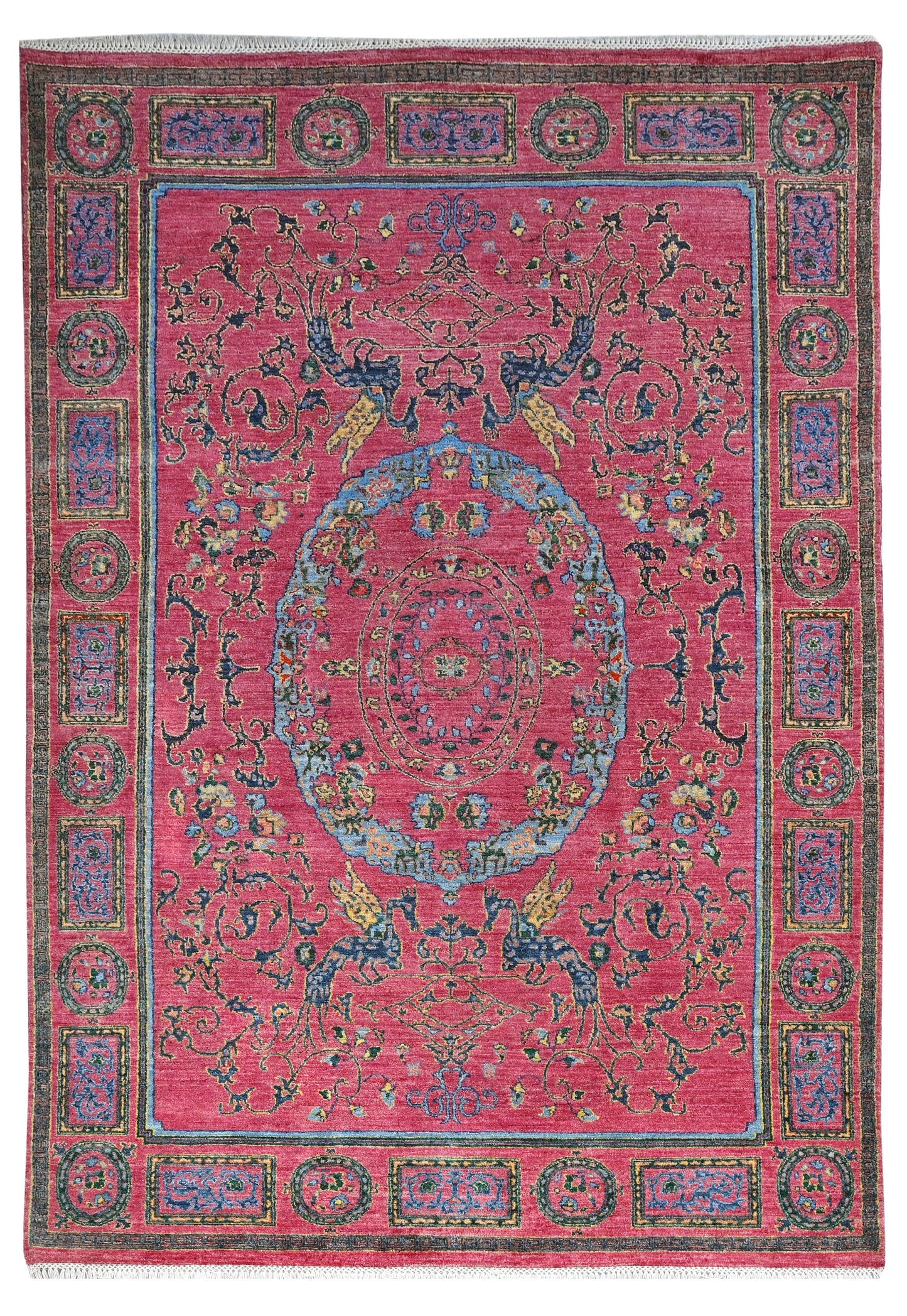 Pavos Cristatus Carpet | 9'3" x 6'1" | Home Decor | Wool Area Rug