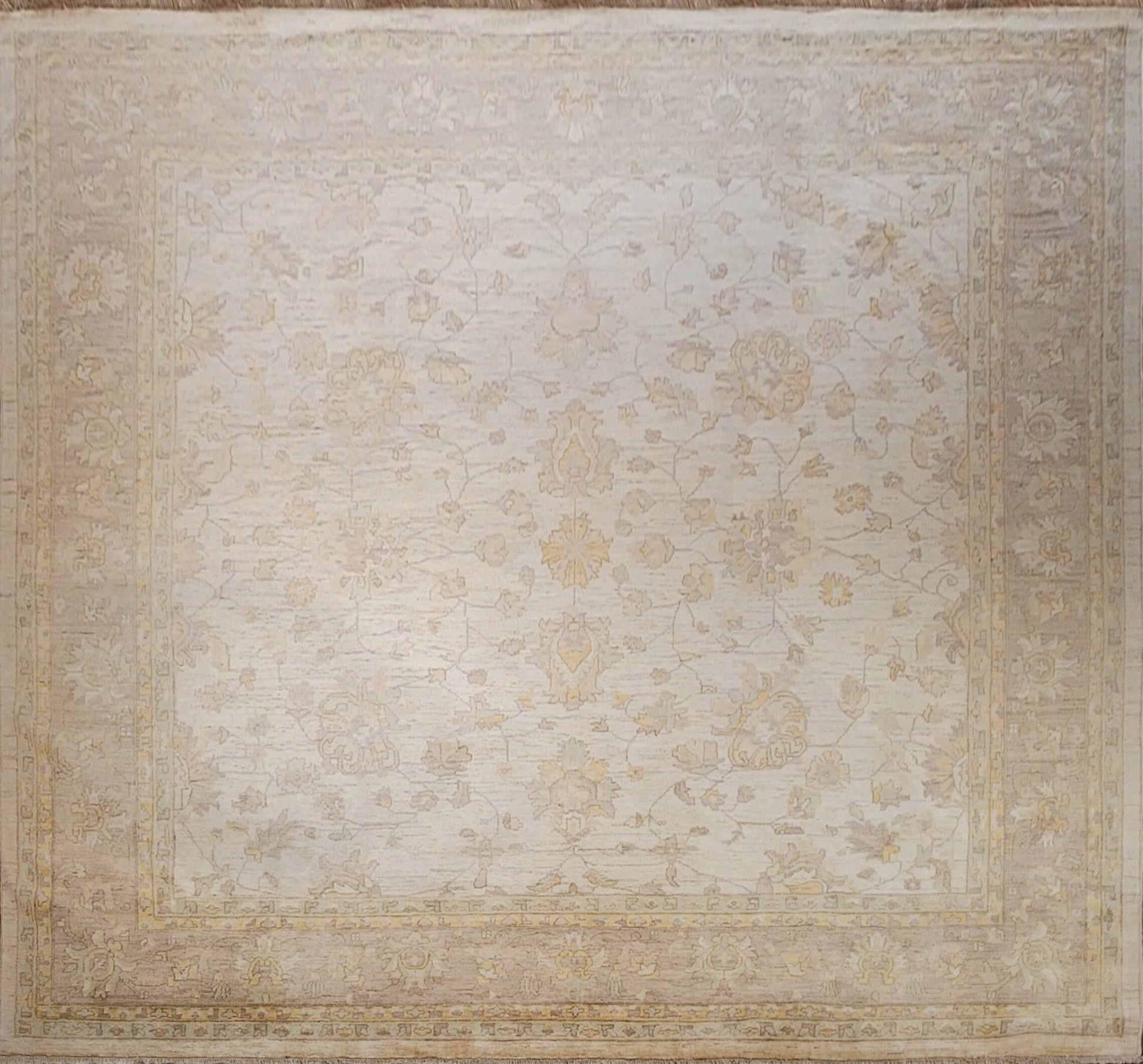 Oruzgan Square Carpet | 12'1" x 11'9" | Home Decor | Hand-knotted Wool Area Rug