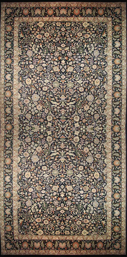 Lahore Gardens Carpet | 16'2" x 8' | Home Decor | Hand-knotted Wool Area Rug