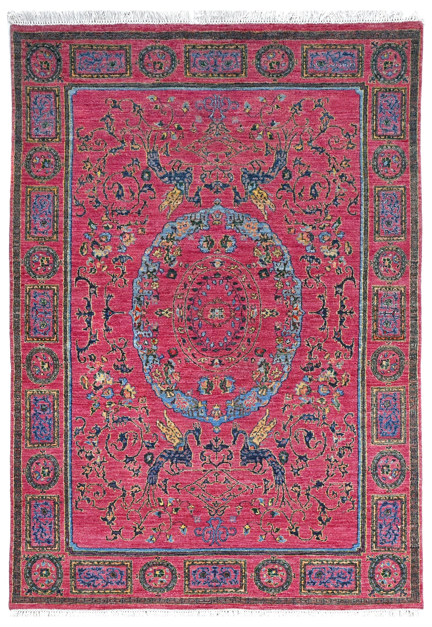 Pavos Cristatus Carpet | 9'3" x 6'1" | Home Decor | Wool Area Rug