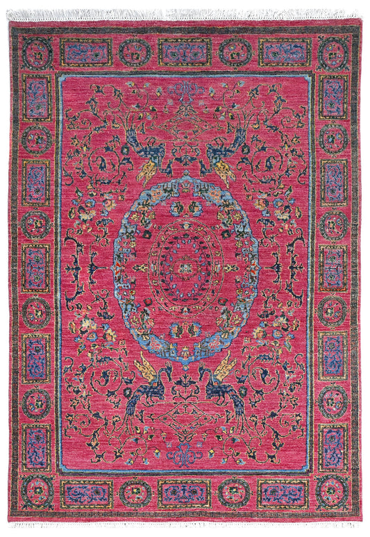 Pavos Cristatus Carpet | 9'3" x 6'1" | Home Decor | Wool Area Rug