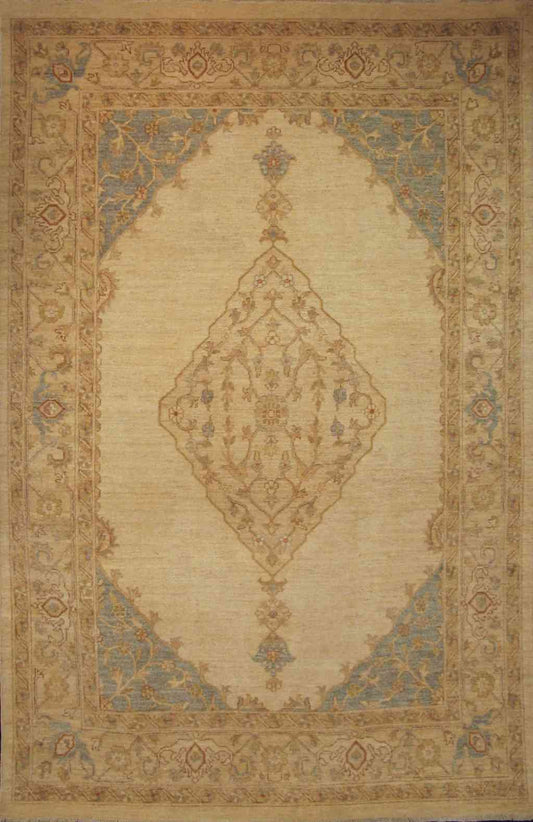 Siraba Wool Carpet | 9'1" x 6' | Home Decor | Hand-knotted Wool Area Rug