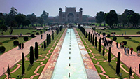 A scene from Shalimar Gardens in Lahore, Pakistan