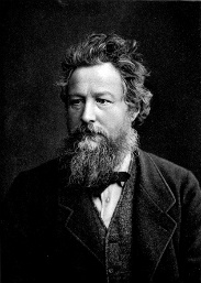 Portrait of William Morris from the Arts & Crafts Movement